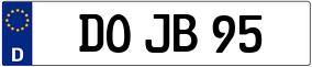 Truck License Plate